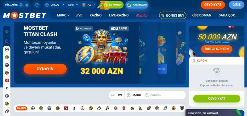 Mostbet-in Azərbaycandakı bukmeyker şirkətlərinin icmalı